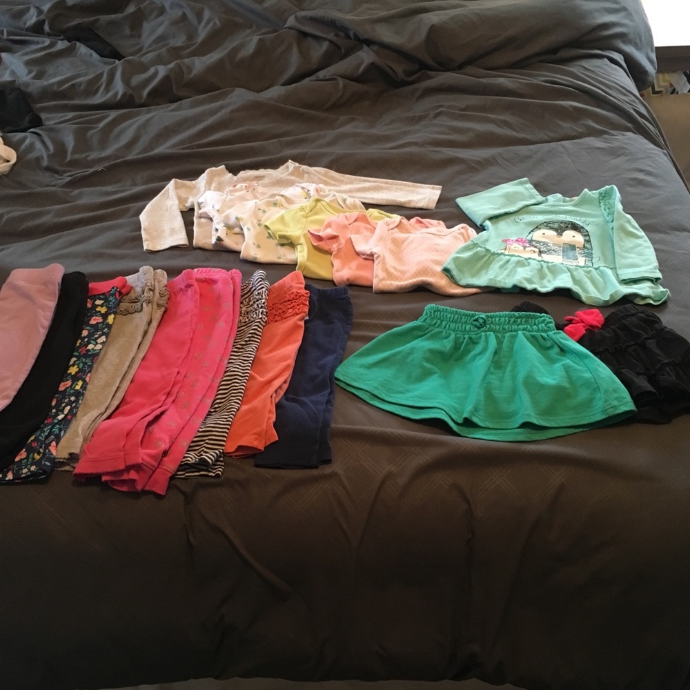 18 piece 12 month baby girl bundle